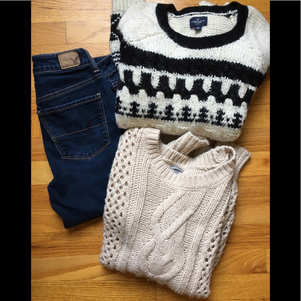 BUNDLE - AEO sweaters